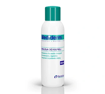 Mediderm Bath, emolient do kąpieli dla osób chorych na łuszczycę, egzemę, atopowe zapalenie skóry, 500 ml