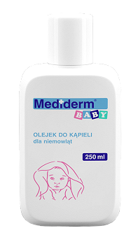 Mediderm Baby, olejek do kąpieli dla niemowląt, 250 ml