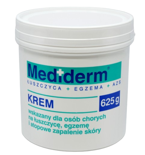Mediderm, krem pielęgnujący na łuszczycę, egzemę, pudełko 625g