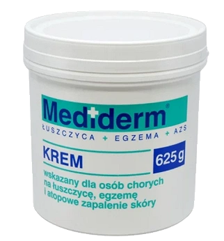 Mediderm, krem pielęgnujący na łuszczycę, egzemę, pudełko 625g