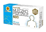 Royal Jelly Mleczko pszczele 600 kapsułki ze składnikami wspomagającymi sprawność fizyczną i psychiczną, 32 szt.