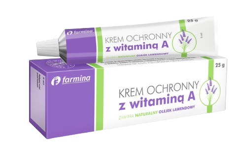 Farmina krem ochronny z witaminą A z olejkiem lawendowym, 25 g
