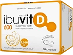 Ibuvit D 600 krople ze składnikami wzmacniającymi odporność w kapsułkach twist-off, 30 szt.