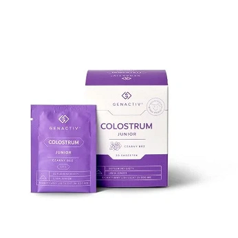 Genactiv Colostrum Junior, czarny bez, 30 saszetek
