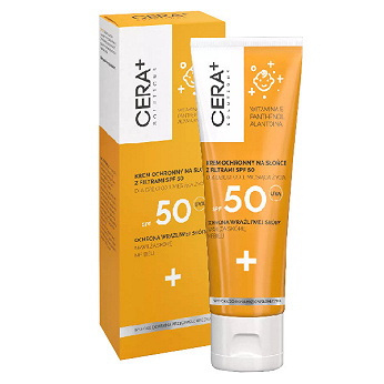 CERA+ SOLUTIONS, krem ochronny na słońce z filtrami SPF 50 dla dzieci od 1. miesiąca życia, 50 ml