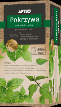 Pokrzywa APTEO, zioła ze składnikami wspomagającymi układ odpornościowy i oddechowy 30 sasz., 1,5 g