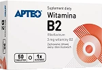 Witamina B2 APTEO tabletki ze składnikami na zdrową skórę i błony śluzowe, 50 szt.