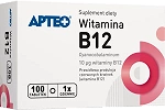 Witamina B12 APTEO tabletki ze składnikami na prawidłową produkcję czerwonych krwinek, 100 szt.