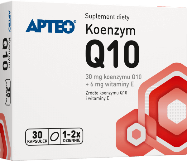 Koenzym Q10 APTEO, kapsułki ochronne przed stresem oksydacyjnym, 30 szt.