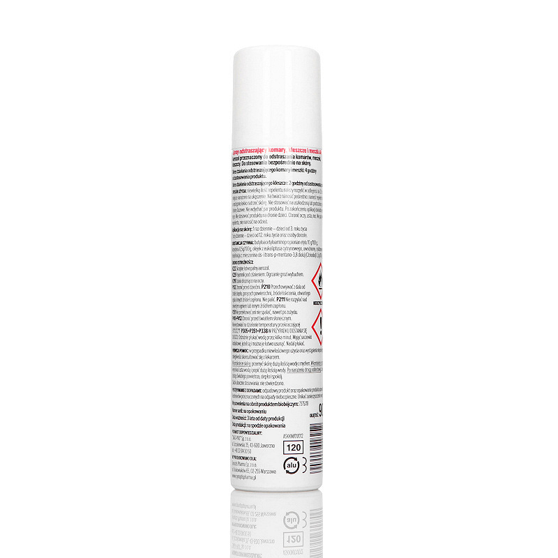 Spray odstraszający komary, kleszcze i meszki APTEO, na skórę, 90 ml