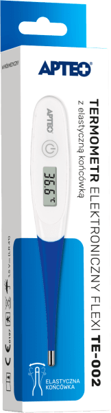 Termometr elektroniczny, Flexi TE-002, elastyczny, 1 szt.