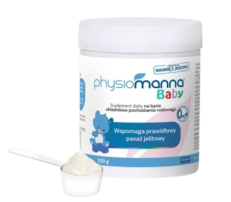 Physiomanna Baby proszek na zaparcia dla dzieci, 100 g