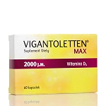 Vigantoletten Max kapsułki z witaminą D wspierającą mięśnie i kości, 60 szt.