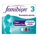 Femibion 3 Karmienie piersią uzupełnienie diety kobiety w czasie karmienia piersią, 28 tabletek + 28 kapsułek