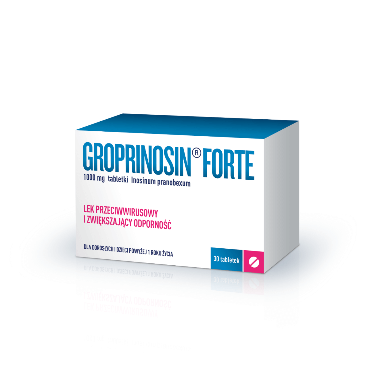 Groprinosin Forte, tabletki przeciwwirusowe wzmacniające odporność, 30 szt.