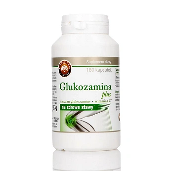 Glukozamina Plus, kapsułki ze składnikami wspierającymi funkcjonowanie stawów, 180 szt.