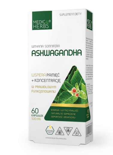 Medica Herbs Ashwagandha 60 kapsułek