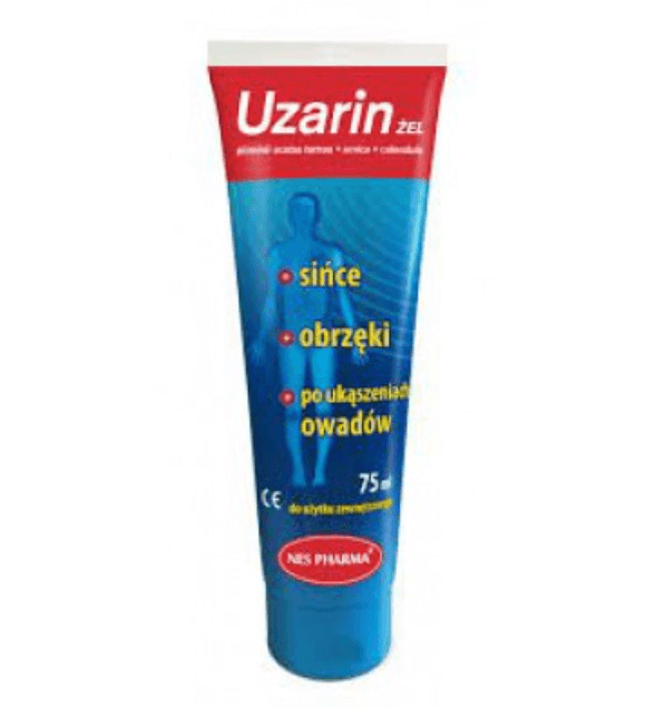 Uzarin, żel na sińce, obrzęki, po ukąszeniach owad&oacute;w, 75 ml