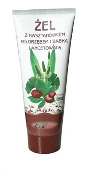 GorVita, żel z kasztanowcem, miłorzębem i babką lancetowatą, 200 ml