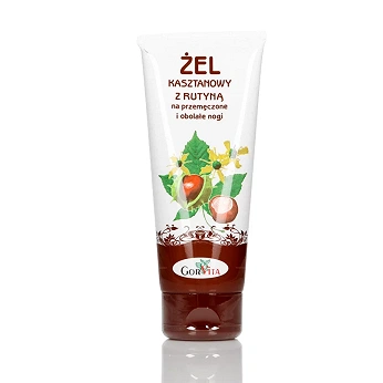Żel kasztanowy, z rutyną na przemęczone i obolałe nogi, 200 ml
