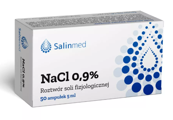 Salinmed roztwór soli fizjologicznej 5 ml x 50 sztuk