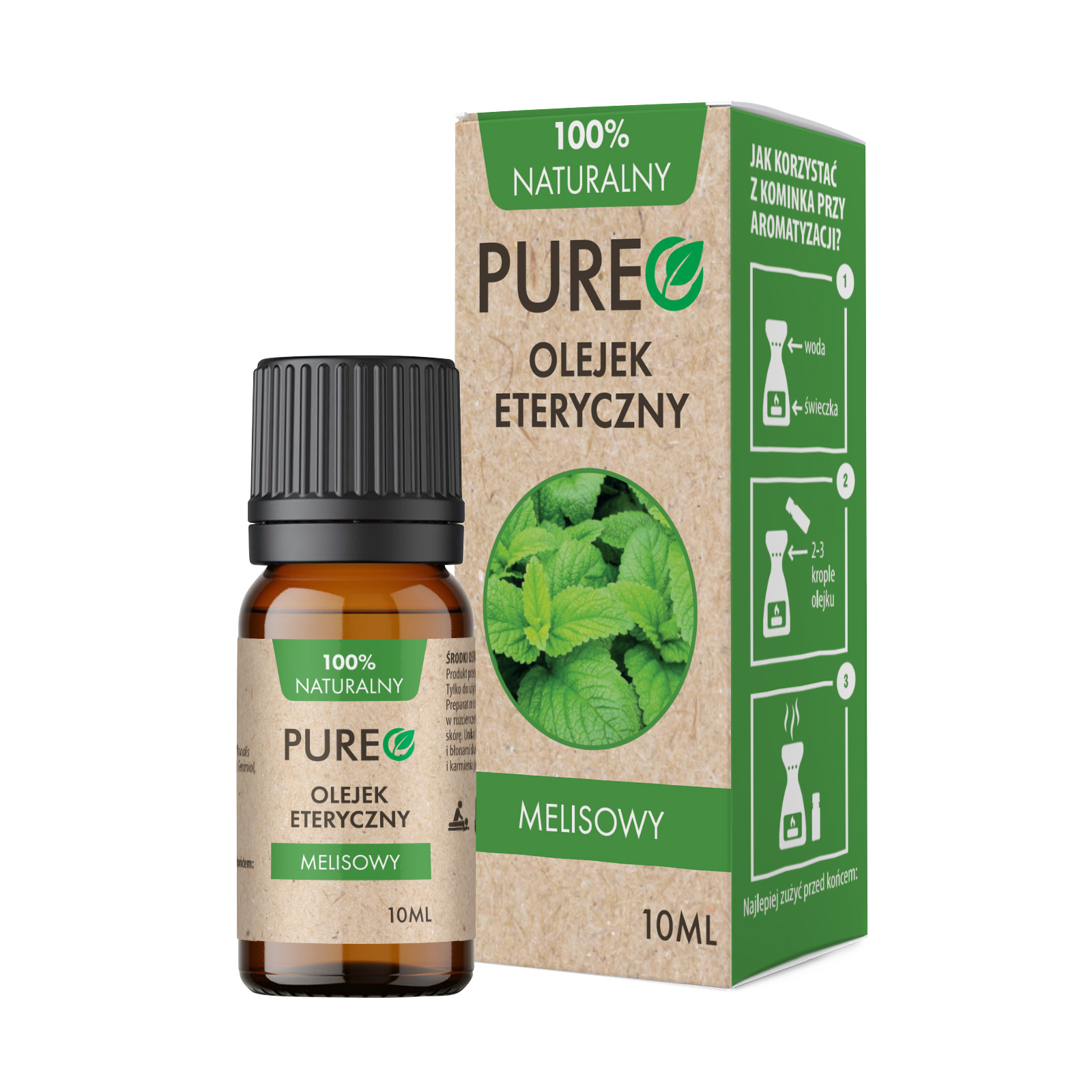 TRADIX GROUP PUREO Olejek eteryczny, melisowy, 10ml