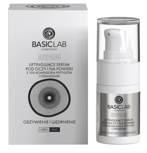 NEW APPROACH SP. Z O.O. BasicLab , liftingujące serum pod oczy i na powieki, 15 ml