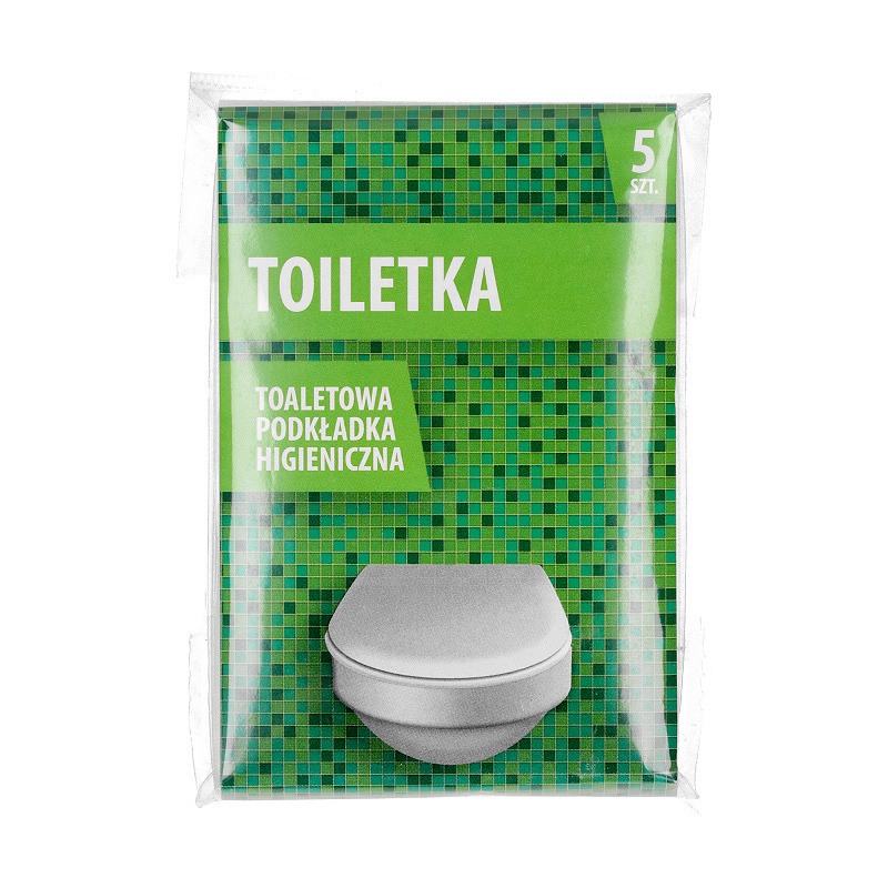 TOILETKA,  toaletowa podkładka higieniczna, 5 szt.