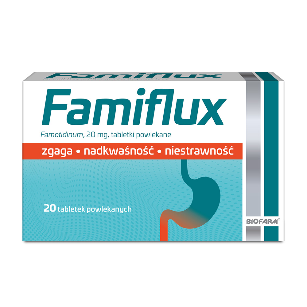 Famiflux 20 mg 20 tabletek powlekanych