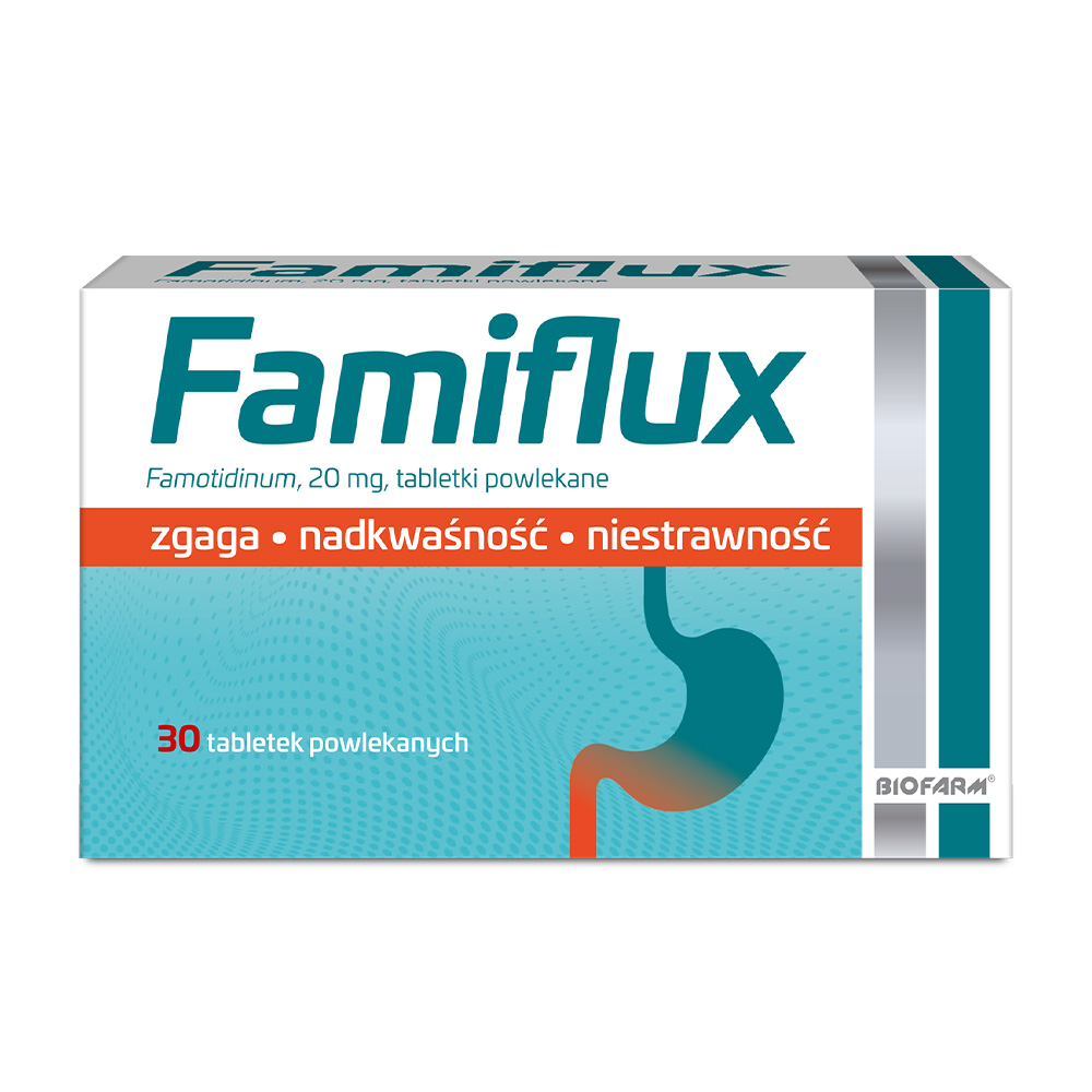 Famiflux 20 mg 30 tabletek powlekanych