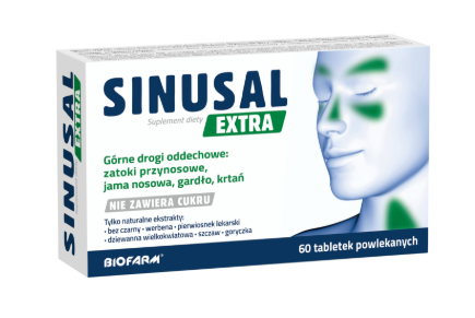 Sinusal Extra 60 tabletek powlekanych