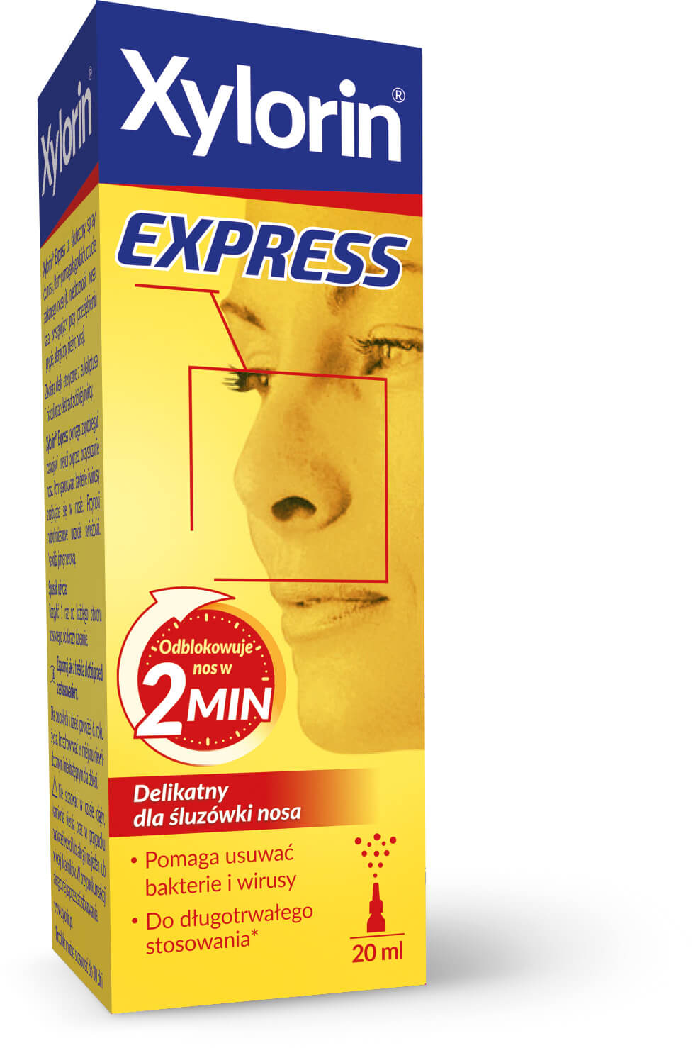 Xylorin Express, aerozol udrażniający nos, 20 ml