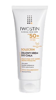 Iwostin Solecrin, żelowy krem do ciała SPF 50+, 200 ml