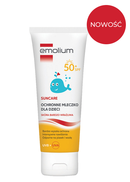 Emolium Suncare ochronne mleczko, SPF 50 +, 125 ml