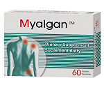Myalgan tabletki ze składnikami na objawy niezapalnej choroby reumatologicznej, 60 szt.