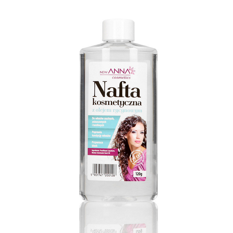 Nafta kosmetyczna płyn poprawiający kondycję włosów, butelka 160 ml