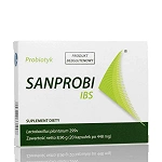 Sanprobi IBS kapsułki ze składnikami wspierającymi mikroflorę jelitową, 20 szt.