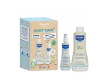 Mustela Baby Hair zestaw: szampon do włosów, 500 ml + spray do włosów i ciała, 200 ml