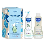 Mustela Soft Baby Care Delikatne Mycie zestaw: żel do mycia, 500 ml + szampon, 500 ml