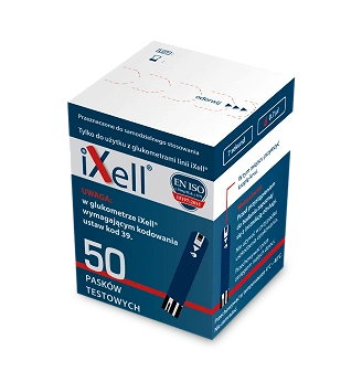 iXell, test paskowy do pomiaru cukru, 50 szt.