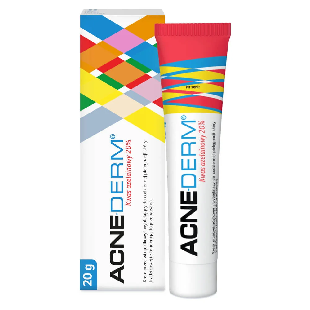 Acne-Derm 20% krem przeciwtrądzikowy i rozjaśniający, 20 g