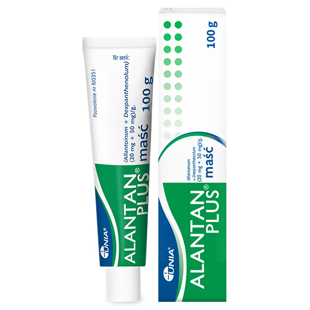 Alantan Plus 20mg+50mg/g maść 100 g