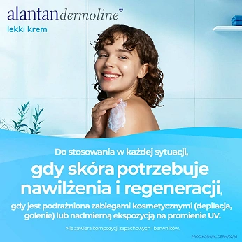 Alantandermoline, lekki krem do pielęgnacji skóry dzieci, niemowląt i dorosłych, 50 g
