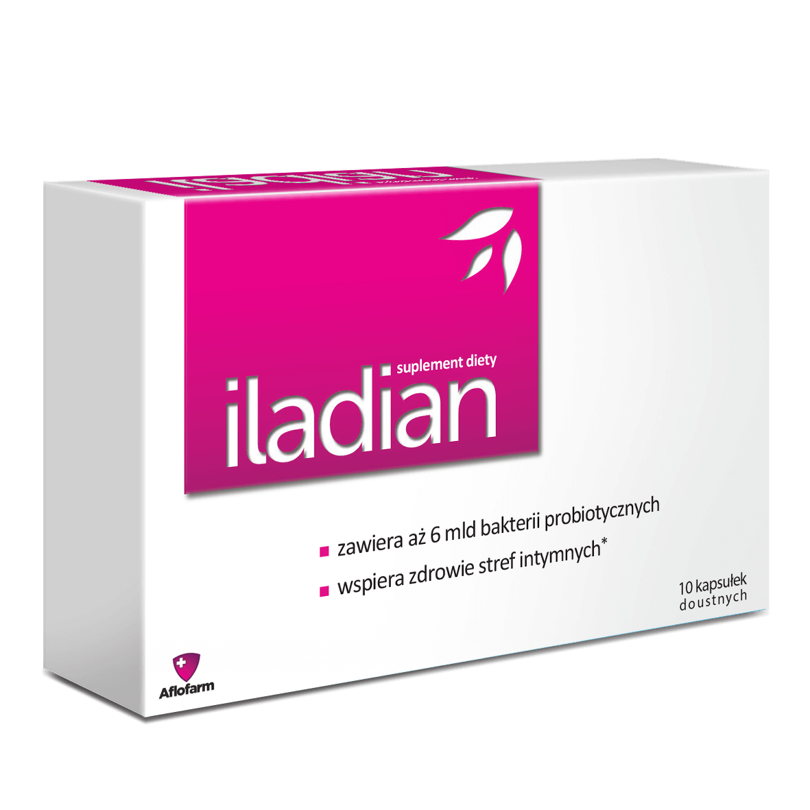 Iladian, kapsułki ze składnikami wspierającymi zdrowie stref intymnych, 10 szt.