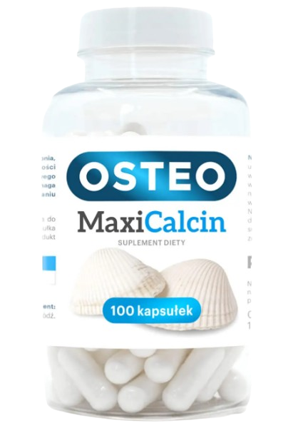 Osteo MaxiCalcin 100 kapsułek KRÓTKA DATA 31.08.2026