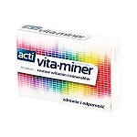 Acti Vita-miner tabletki z zestawem witamin i minerałów wspierającymi zdrowie i odporność, 30 szt.