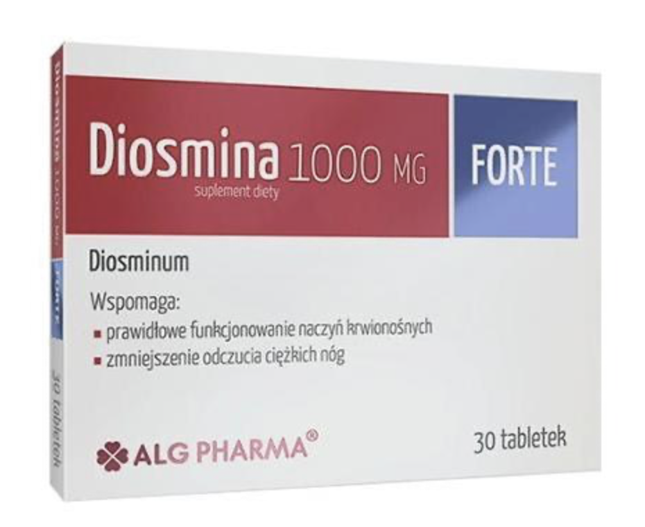 Diosmina 1000mg Forte, 30 tabletek