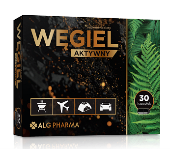 Alg Pharma Węgiel aktywny, 30 kapsułek