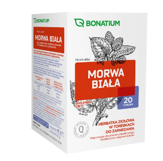 Bonatium Morwa biała, saszetki, 20 szt. po 2 g