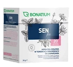 Bonatium Sen herbatka ziołowa ze składnikami wspomagającymi działanie relaksujące i wspierające fizjologiczny proces zasypiania, 20 szt. po 1,2 g